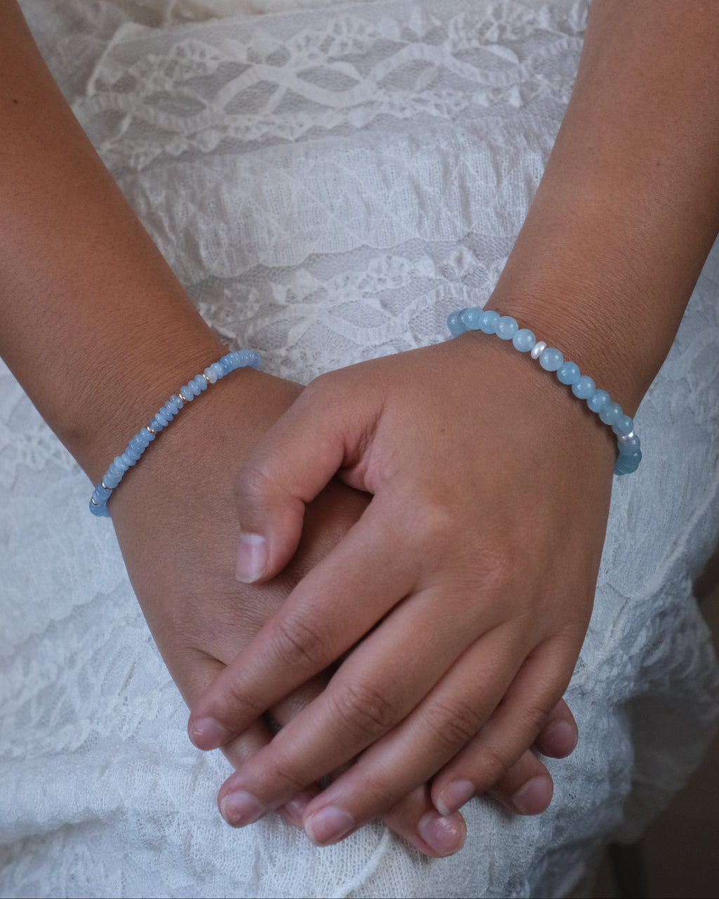 Azurearmband – Akvamarin