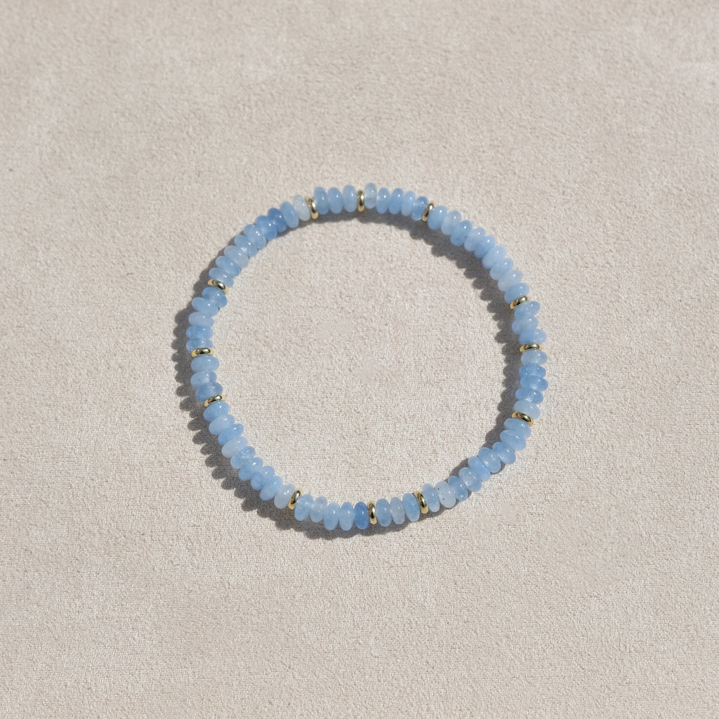 Azurearmband – Akvamarin