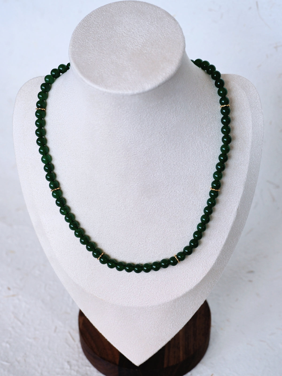 Mossa-halsband - Jade